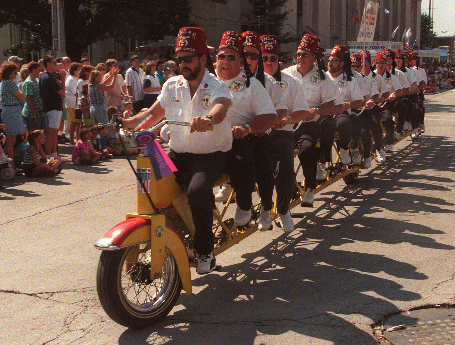 Wowing the parade crowd